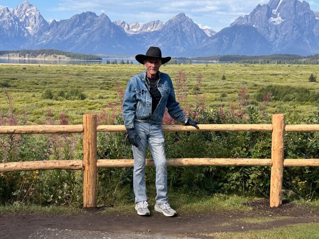 Kyle on his Wyoming ranch