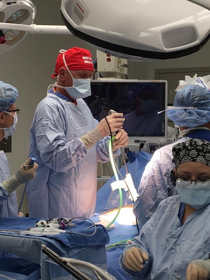 Kyle in the operating room